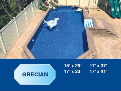 Metric Grecian pool